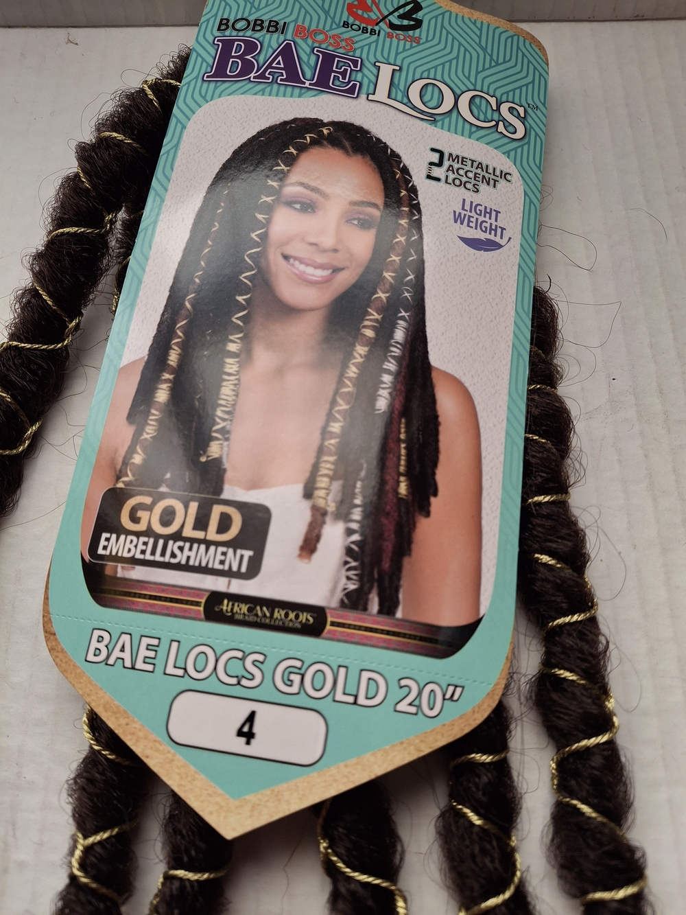 Bobbi Boss Bae Locs Gold 20" - Color 4